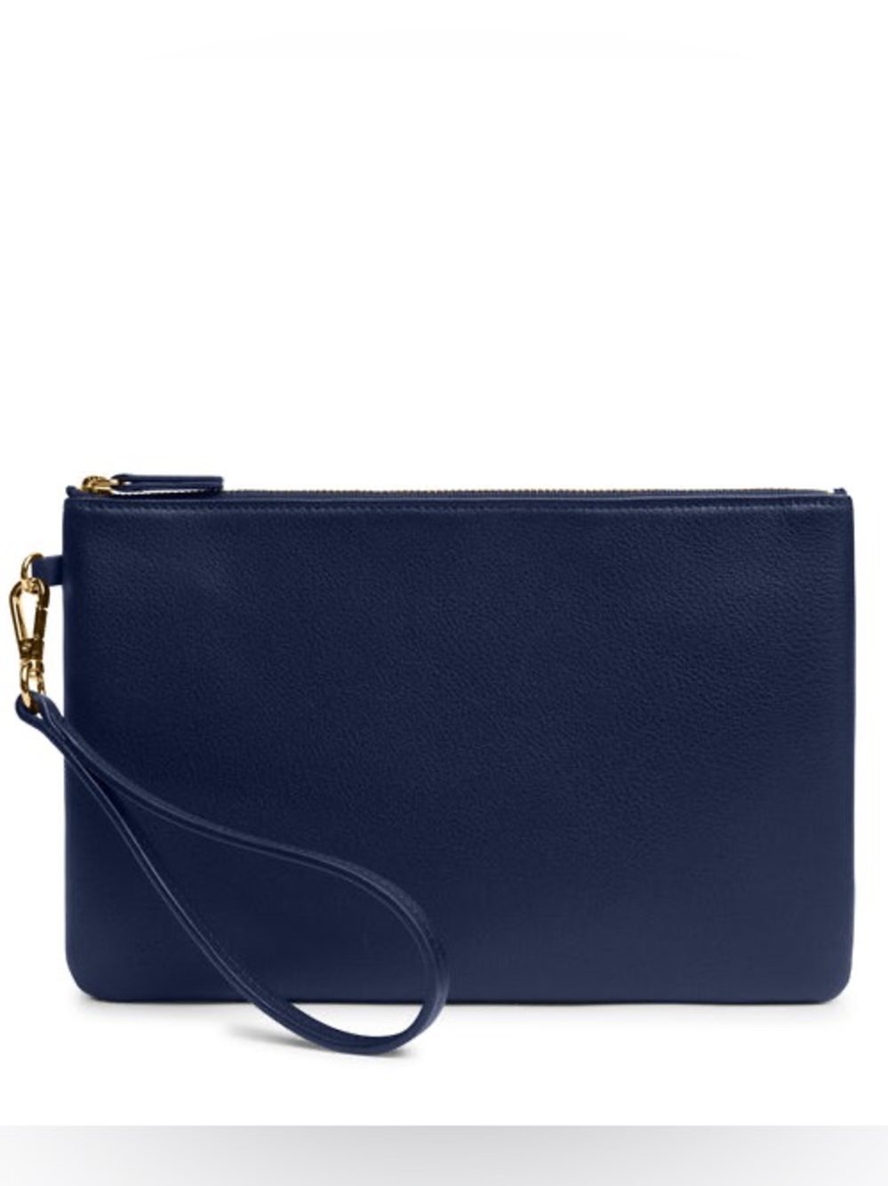 Leatherology Small Wristlet Pouch navy blue